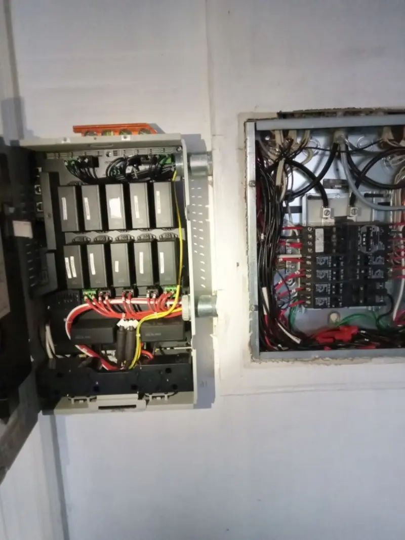 Electrical panel upgrade completed for Indoor Lighting Installation in Stillwater